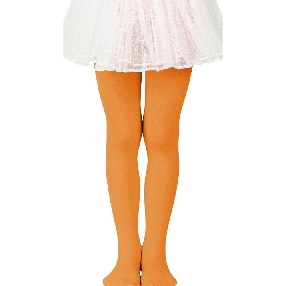 Century Star Ballet Tights Toddler S Orange New Dance Halloween 1-3 Years